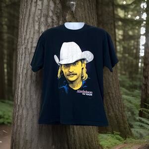 Alan Jackson T Shirt Mens Size XL Black 1992 Concert Tour